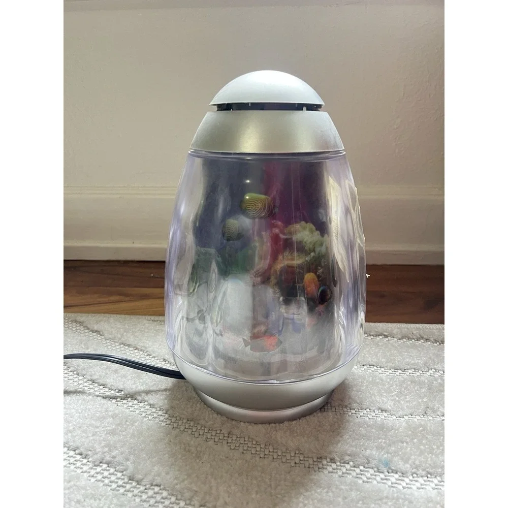 VTG 2005 Rabbit Tanaka Y2k Rotating Tropical Fish Aquarium Motion Lamp Decor